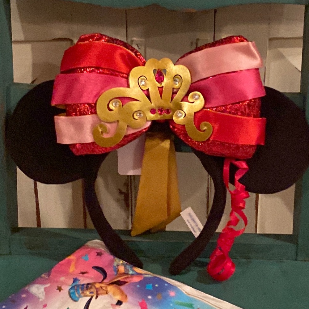 Tokyo Disney Resort 2018-2019 35th“ Happiest Celebration” Minnie Mouse Ears *NWT